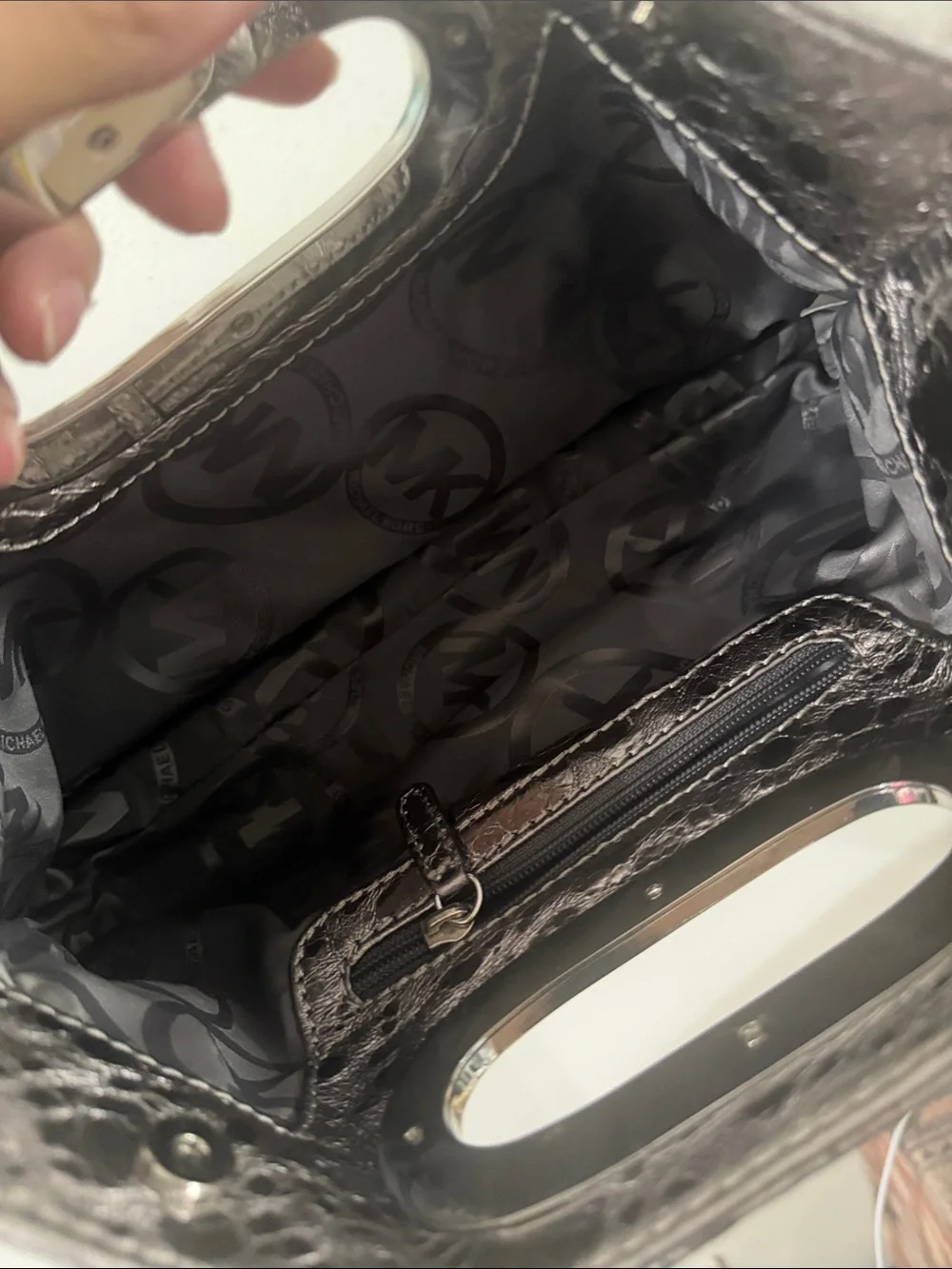 Michael Kors sleek metallic